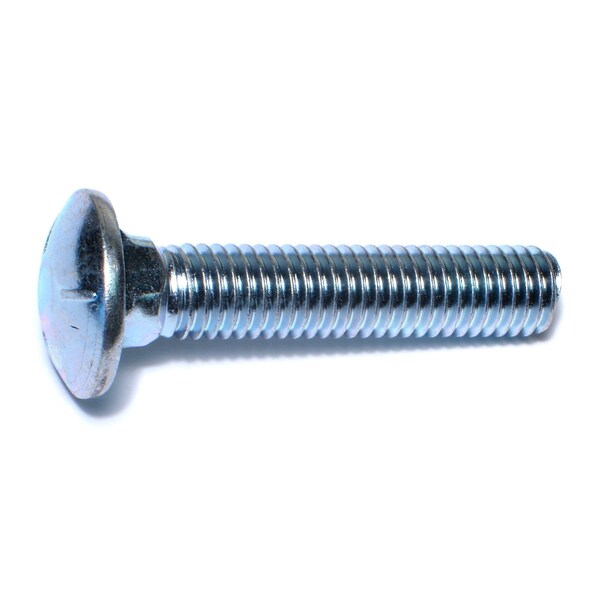 Midwest Fastener Carriage Bolt, Square Neck, 13 (Coarse), 2-1/2 in L, Steel, Zinc Plated, 6 PK 31904 - main